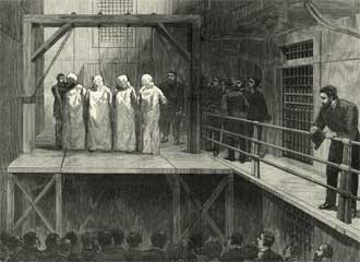 Execution of Spies, Parsons, Fischer, and Engel
