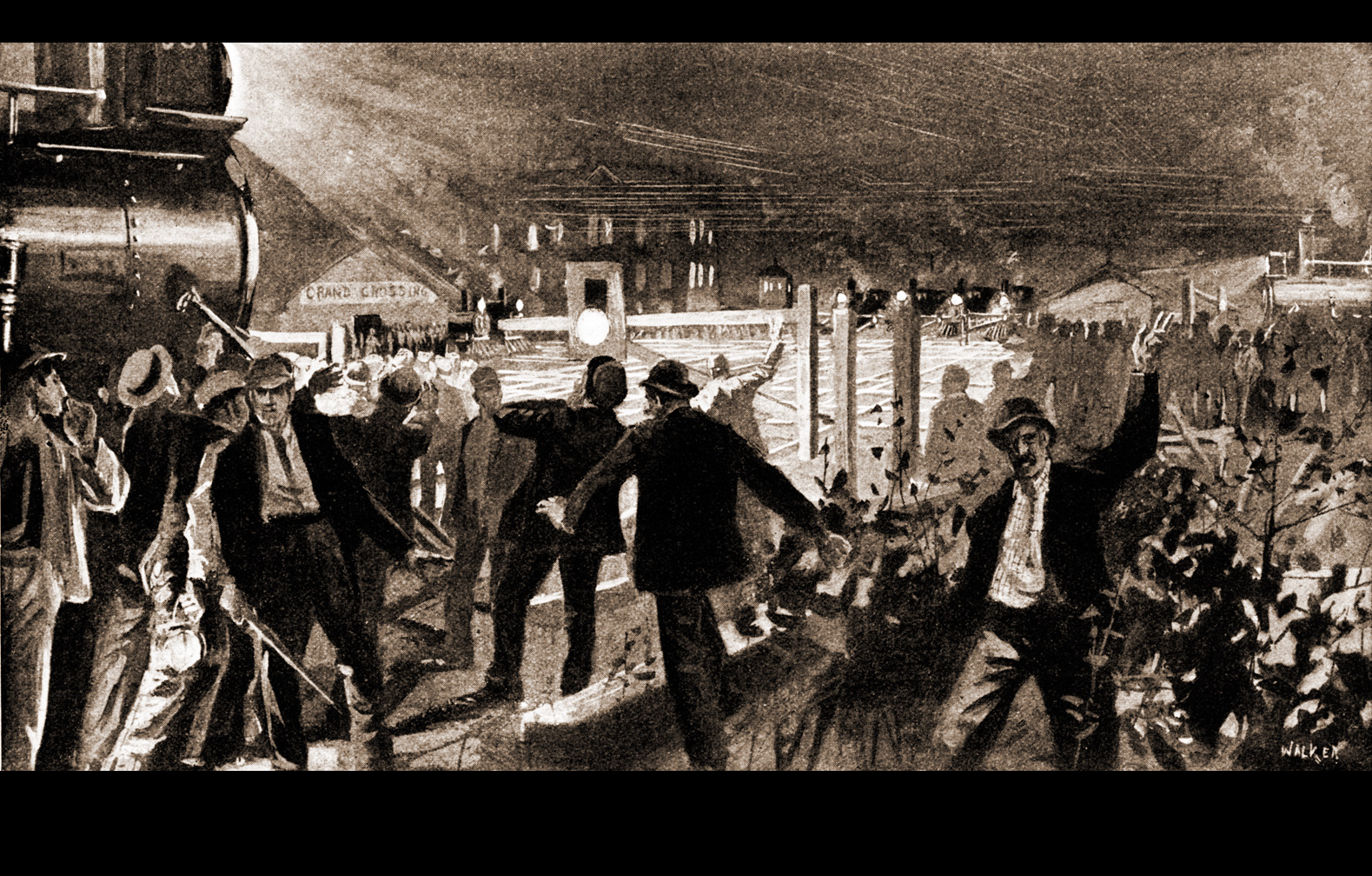 American Railway Union blockade at Grand Crossing, Chicago